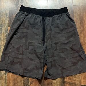 Asics Men's Dark Camo Athletic Shorts